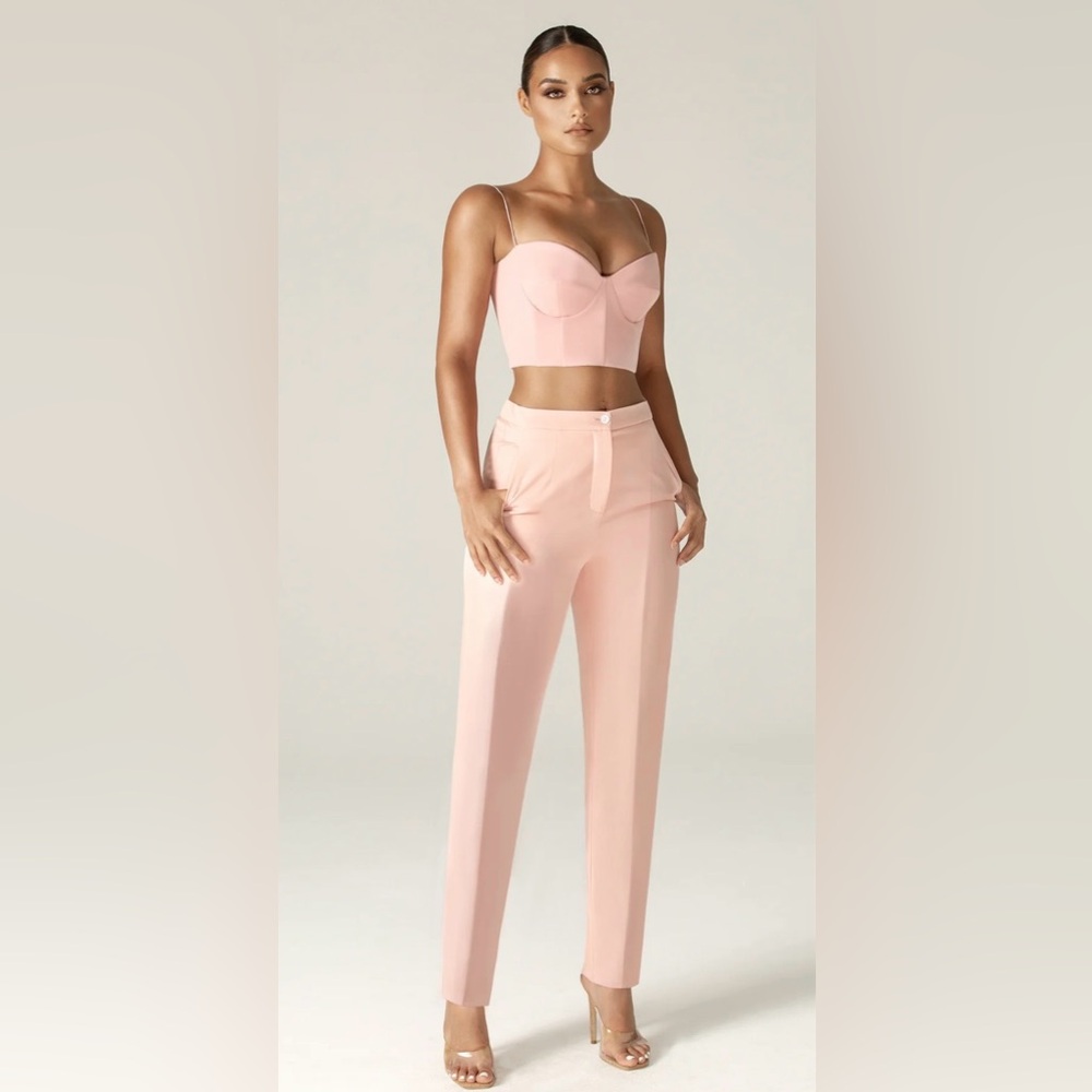 Alieva Carla structure Crop Top, soft pink, size small - Picture 14 of 15